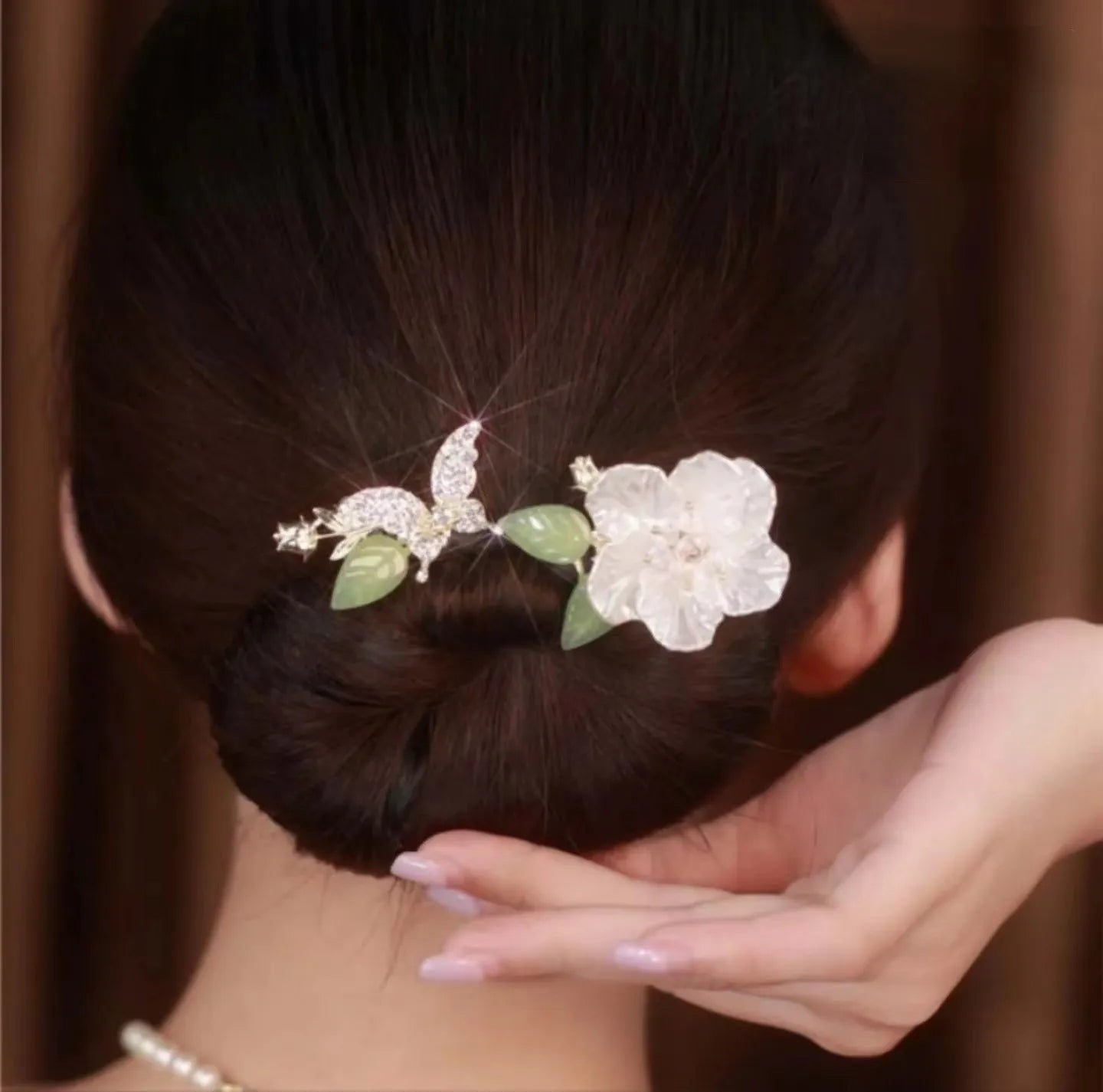 Bandeau rouleau pour chignon| Sparkling Hair Band™