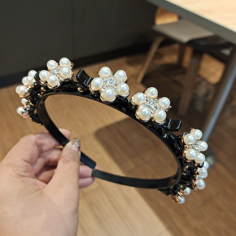 Cerceau de pinces pour femmes| Trendy Black Hoop™